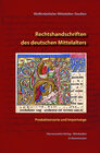 Buchcover Rechtshandschriften des deutschen Mittelalters