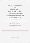 Buchcover Manuscripta theologica. Die Handschriften in Quarto
