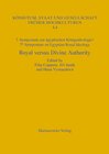 Buchcover 7. Symposium zur Königsideologie / 7th Symposium on Egyptian Royal Ideology: Royal versus Divine Authority