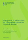Buchcover Beiträge zum 18. Arbeitstreffen der Europäischen Slavistischen Linguistik (Polyslav)