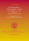 Buchcover Historiographie, Ethnographie, Utopie