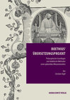 Buchcover Boethius' Übersetzungsprojekt