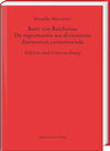 Buchcover Bern von Reichenau. De nigromantia seu divinatione daemonum contemnenda
