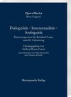Buchcover Dialogizität – Intertextualität – Ambiguität