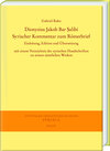 Buchcover Dionysius Jakob Bar Ṣalibi. Syrischer Kommentar zum Römerbrief