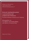 Buchcover Kritische Schriftgelehrsamkeit in priesterlichen und prophetischen Diskursen