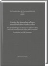 Buchcover Katalog der deutschsprachigen mittelalterlichen Handschriften