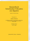 Buchcover Sammelbuch griechischer Urkunden aus Ägypten. Dreißigster Band (17271–17905)