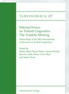 Buchcover Selected Essays on Turkish Linguistics: The Anadolu Meeting