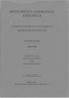 Buchcover Constitutiones et acta publica imperatorum et regum (1354-1356)