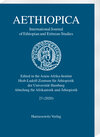 Buchcover Aethiopica 23 (2020)