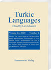 Buchcover Turkic Languages 24 (2020) 2