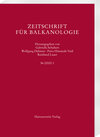 Buchcover Zeitschrift für Balkanologie 56 (2020) 1