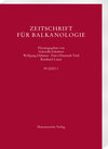 Buchcover Zeitschrift für Balkanologie 59 (2023) 1