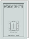 Buchcover Leipziger Jahrbuch zur Buchgeschichte 32 (2024)