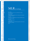 Buchcover Mediterranean Language Review 31 (2024)