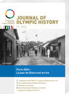 Buchcover Journal of Olympic History 2024, 1