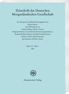 Buchcover Zeitschrift der Deutschen Morgenländischen Gesellschaft 174 (2024) 1