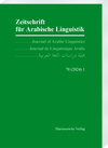 Buchcover Zeitschrift für Arabische Linguistik 78 (2024/1)
