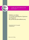 Buchcover Schriften zum Islam von Arethas und Euthymios Zigabenos und Fragmente der griechischen Koranübersetzung