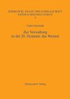 Buchcover Zur Verwaltung in der 20. Dynastie: das Wesirat