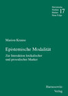 Buchcover Epistemische Modalität
