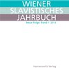 Buchcover Wiener Slavistisches Jahrbuch / Wiener Slavistisches Jahrbuch. Neue Folge 1 (2013)