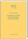 Buchcover Languages of Ancient Southern Mongolia and North China
