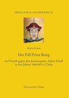 Buchcover Der Fall Prinz Rong