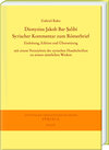 Buchcover Dionysius Jakob Bar Salibi. Syrischer Kommentar zum Römerbrief