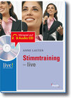 Buchcover Stimmtraining live - mit Hör-CD