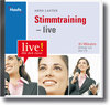 Buchcover Stimmtraining  - live Hör CD