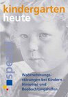 Buchcover Wahrnehmungsstörungen bei Kindern - Hinweise und Beobachtungshilfen