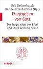 Buchcover Eingegeben von Gott