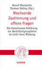 Buchcover Wachsende Zustimmung und offene Fragen