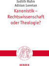 Buchcover Kanonistik - Rechtswissenschaft oder Theologie?