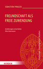 Buchcover Freundschaft als freie Zuwendung