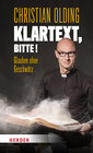 Buchcover Klartext, bitte!