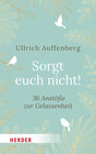 Buchcover Sorgt euch nicht!