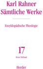 Buchcover Karl Rahner - Sämtliche Werke / Enzyklopädische Theologie