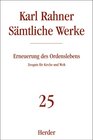 Buchcover Erneuerung des Ordenslebens