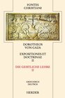 Buchcover Doctrinae Diversae II /Die geistliche Lehre II