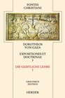 Buchcover Doctrinae Diversae I /Die geistliche Lehre I