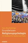 Buchcover Grundwissen Religionspsychologie
