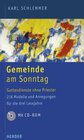 Buchcover Gemeinde am Sonntag