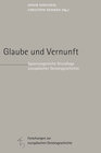 Buchcover Glaube und Vernunft