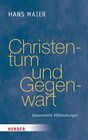 Buchcover Christentum und Gegenwart
