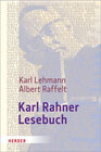Buchcover Karl Rahner-Lesebuch