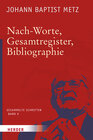 Buchcover Nach-Worte, Gesamtregister, Bibliographie