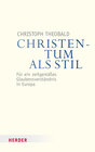 Buchcover Christentum als Stil